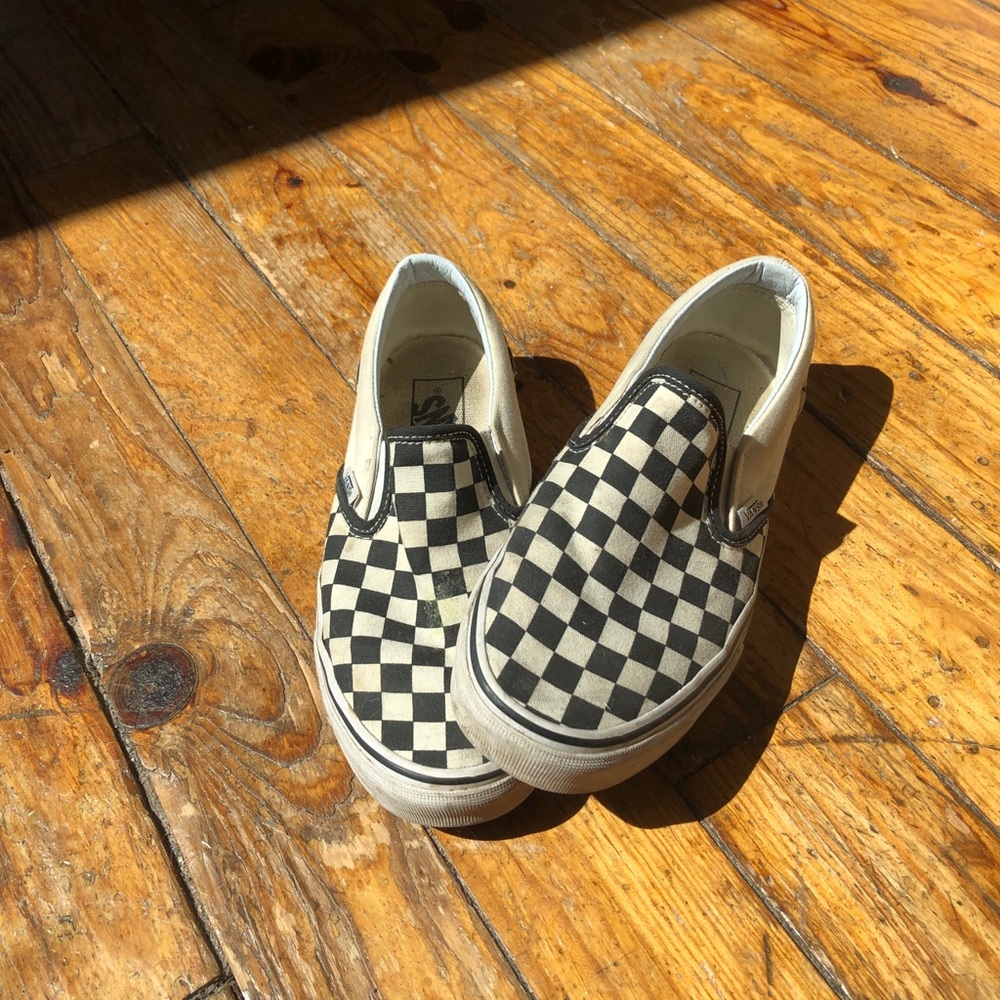 Checkered vans size 7 women’s
